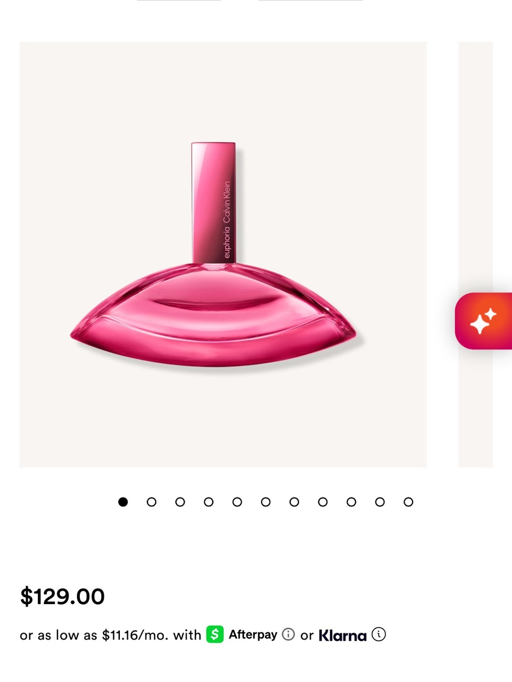 Calvin Klein Euphoria Magnetic Elixir Intense 3.3 floz